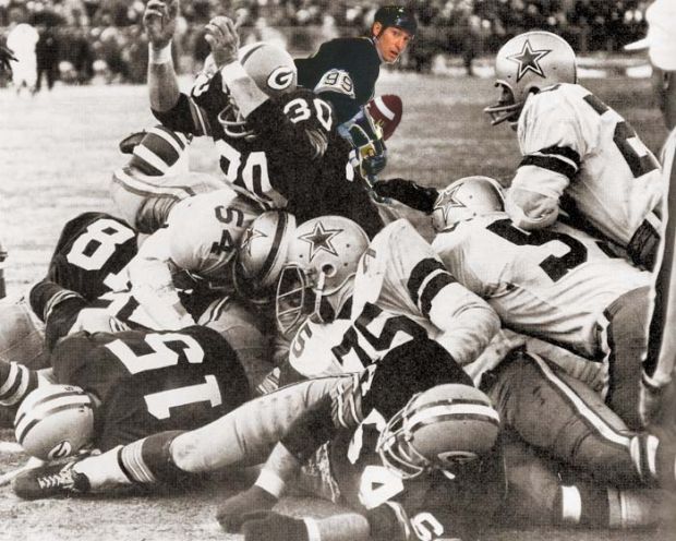 Rarely seen shot of the Ice Bowl