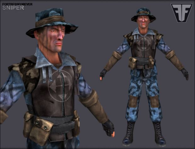 Sniper Render: Blue team