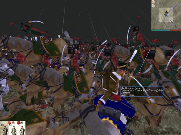 Cavalry clash