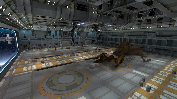 Battle Over Coruscant Hangar Duel