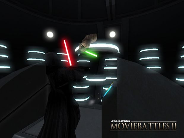 Yoda vs Darth Sidious at the Senate