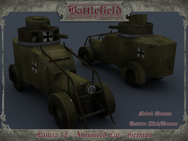 German Lancia IZ Armoured Car (captured)