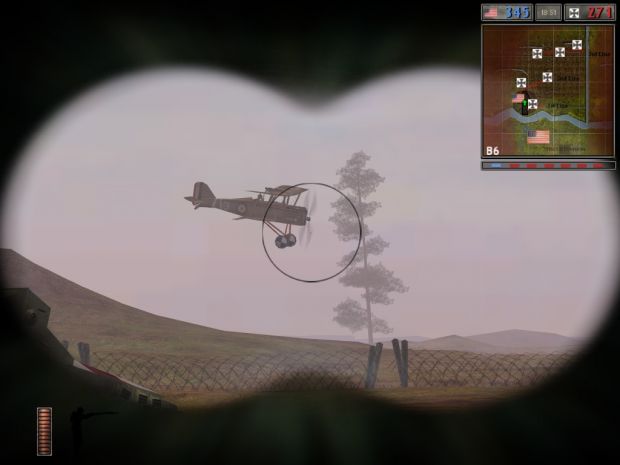 In-Game Screenshot: Flyboys, this way!