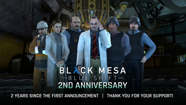 Two years since the day of Black Mesa: Blue Shift announcement!