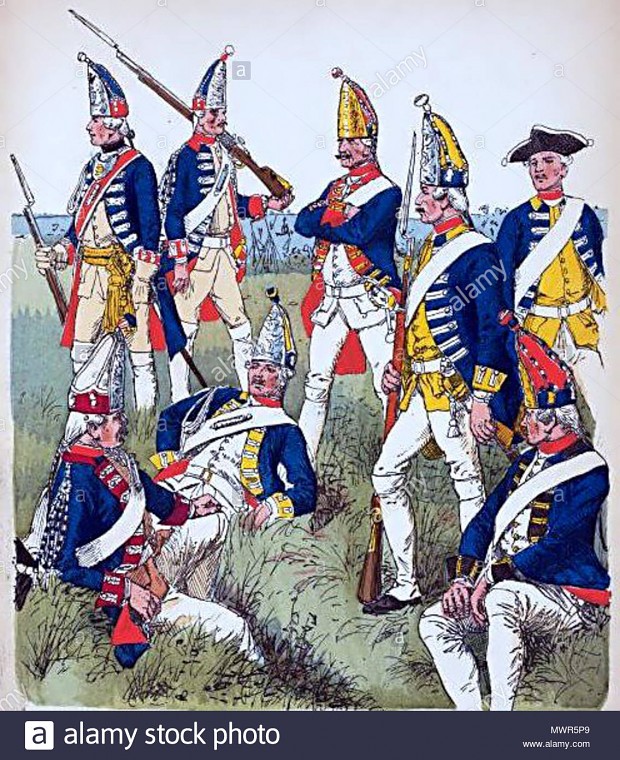 english prussian grenadiers and  4