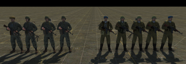 East German paratroopers and VDV
