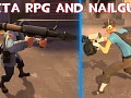 Beta styled RPG and Nailgun for TF2