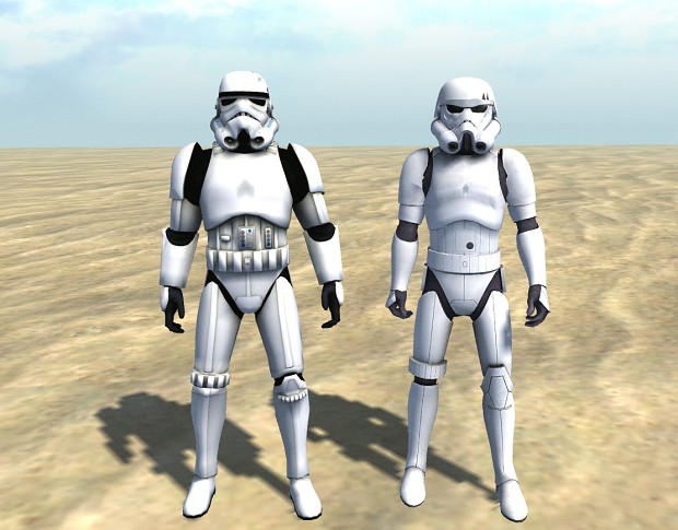 New Stormtrooper and TK Trooper