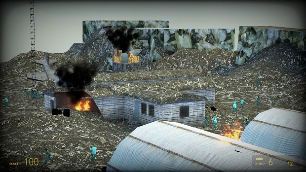 An airforce base attacked by the Kleiner army