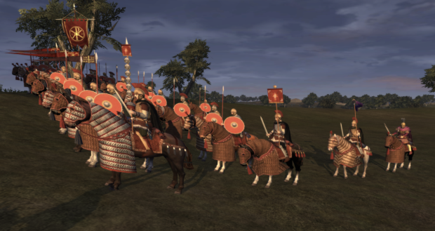 Half-barded cataphracts!