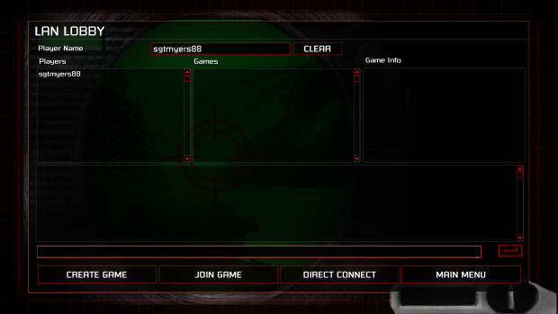 First Menu Graphics Implemented