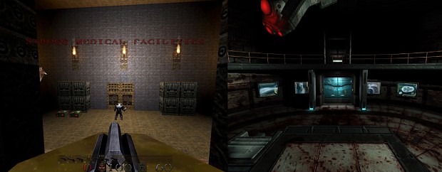 Strogg medical facilities Quake 4 in Quake