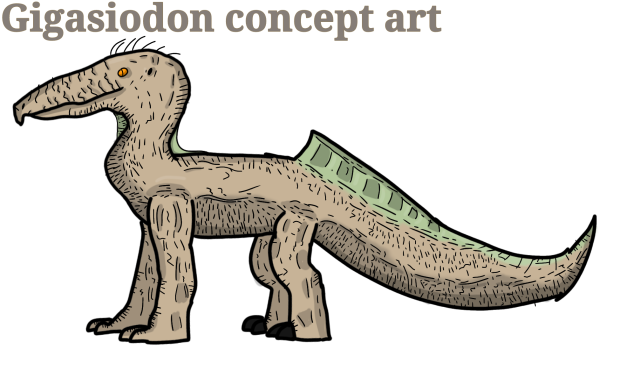Gigasiodon concept art