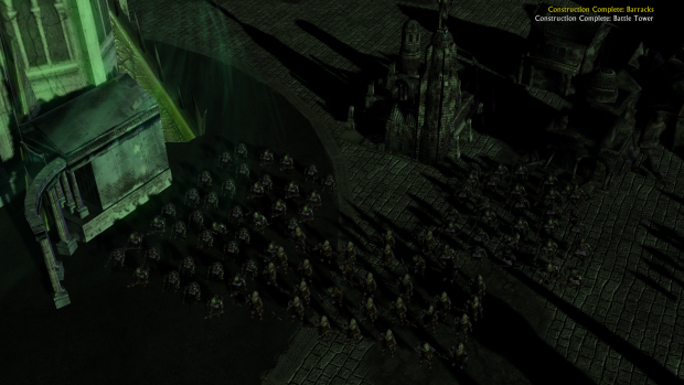 The Morgul Legion Barracks with (right to left) Cohort, Crossbowmen and Legion