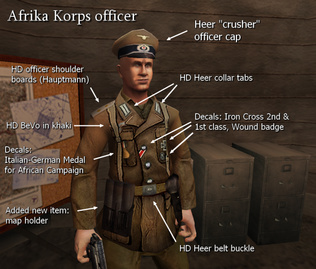 Afrika Korps officer