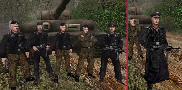 Panzer crew uniforms