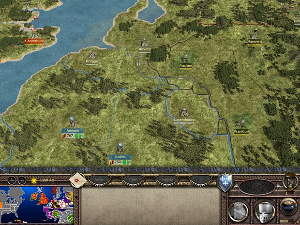 Giga kingdoms map