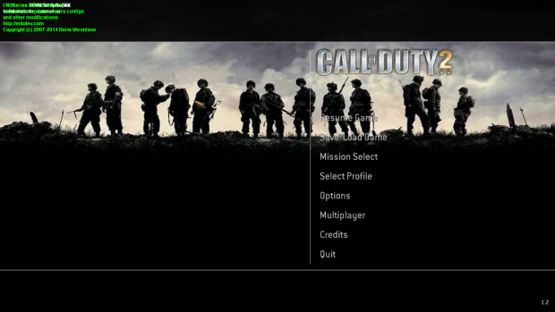 COD 4 font for Call 2 Arms