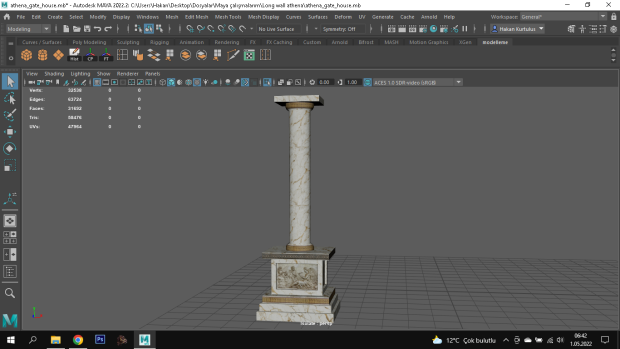 ancient athens column