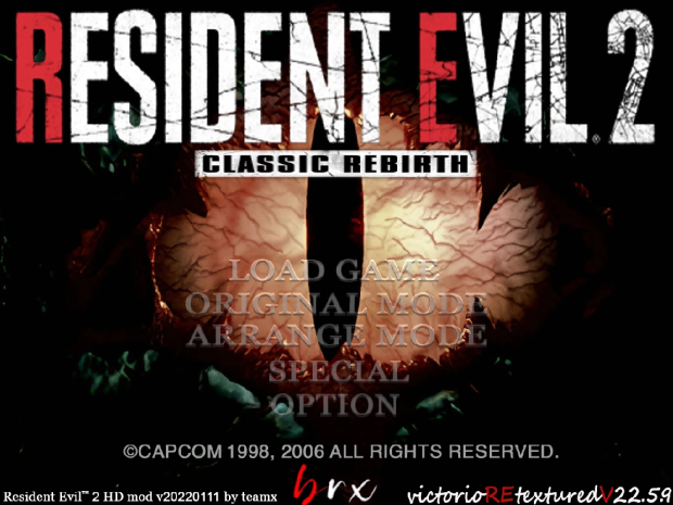 Resident Evil 2 Classic Rebirth New Mod - VictorioREtexturedV22.5.9