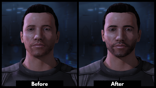 Facial Hair Opacity (Male) image - Unofficial LE2 Patch mod for Mass ...