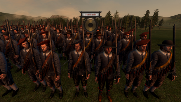Scottish Musketeers from Hamilton's regiment on Swedish service.