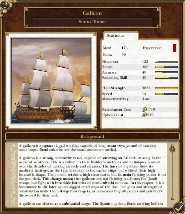 Galleon fixed (122 firepower) image - Patch6 mod for Empire: Total War ...