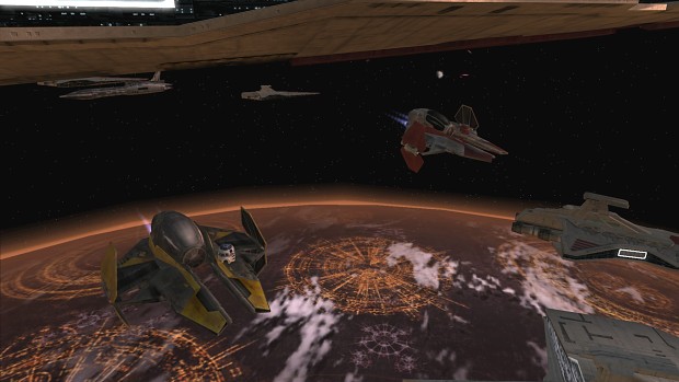 Anakin and Obi-Wan's ETA Interceptor