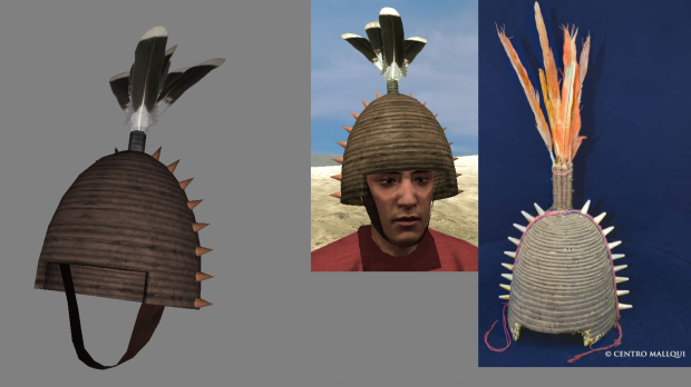 helmet from the chiribaya culture