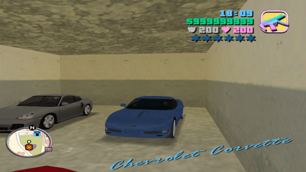 Vice City Deluxe 1: Chevrolet Corvette