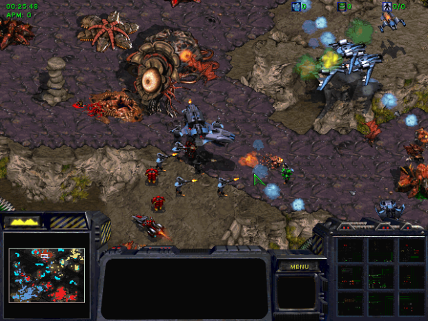 Pitched battles against Zerg
