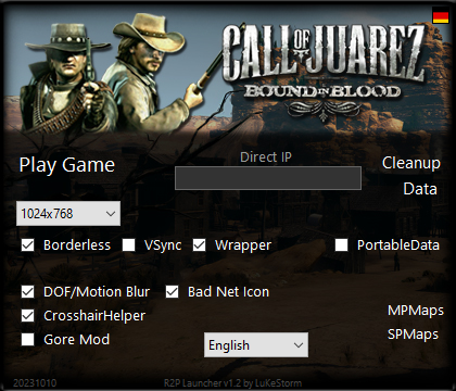 Call of Juarez: Bound in Blood - R2P Launcher (Preview)