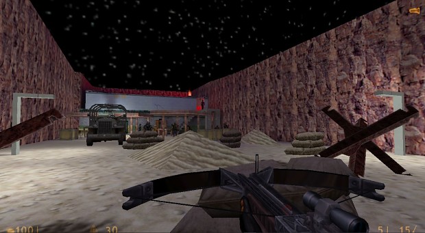 The Black-Mesa camping base after the incident.