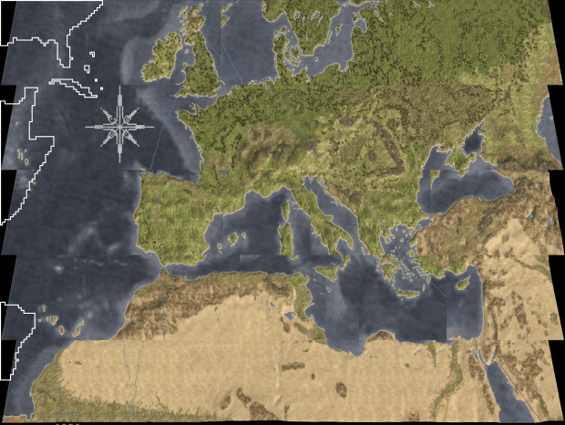 Vanilla Campaign Map Image - MCCC Mod For Medieval II: Total War ...