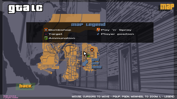 Beta 3.3 In-game maps image - Grand Theft Auto: Liberty City mod