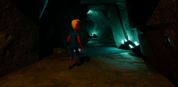 Player Walking In Cave Without S 19