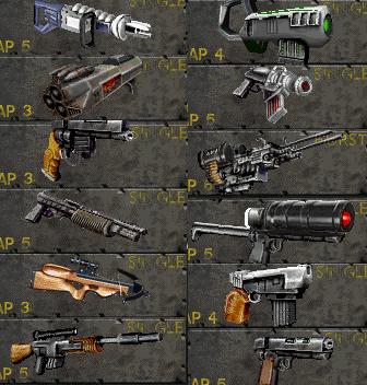Some of weapons