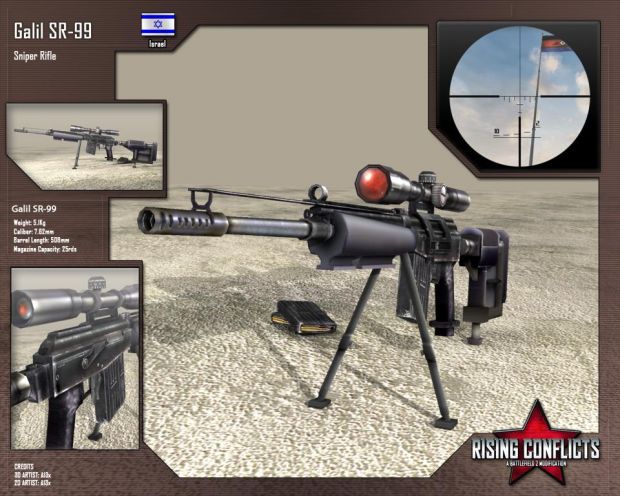 Galil SR-99 Sniper Rifle