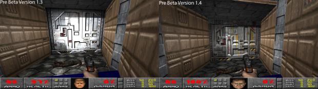 Pre-Beta Version 1.3 - 1.4 Comparison Images