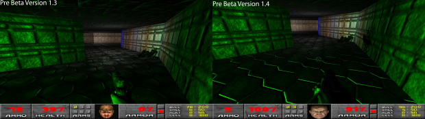 Pre-Beta Version 1.3 - 1.4 Comparison Images