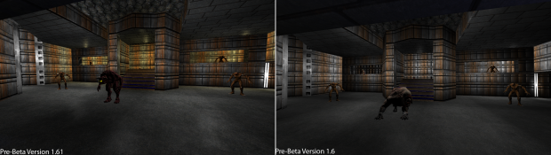 Doom Reborn Pre Beta Version 1.61 Comparison Images