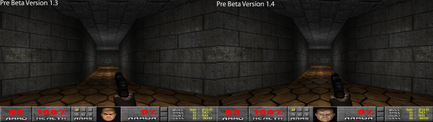 Pre-Beta Version 1.3 - 1.4 Comparison Images