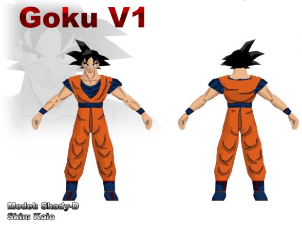 Goku Model  with v1 of the skin