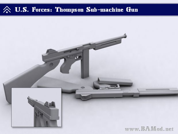 M1A1 Thompson Unskinned