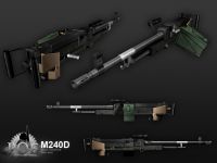M-240d 7.62 Machine Gun