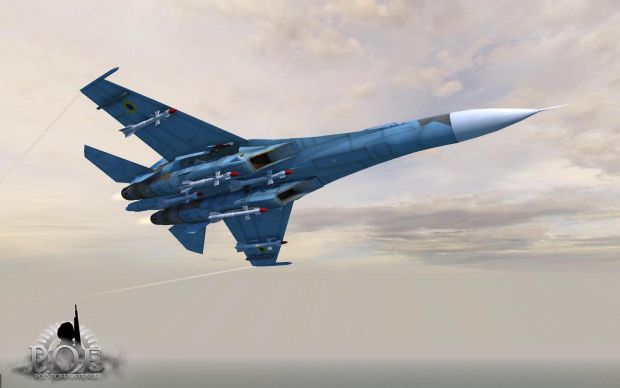 Su-27 Jet  Fighter - Russian Made - Ukraine Flown!