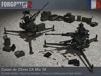 mitrailleuse de 25 mm CA Mle 38