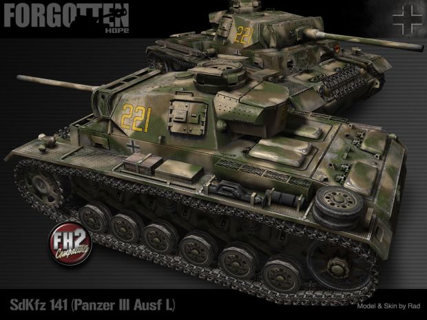 Panzer III L for BF2 and BF1 ver.7 of Forgotten Hope