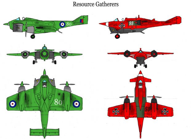 British and German Gatherer Aircraft