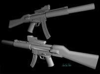 HK MP5SD5 Silenced Tactical SMG
